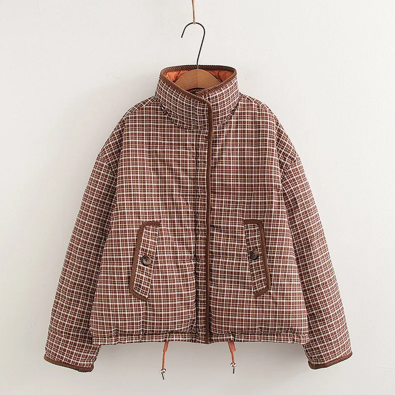 

[Ready Stock] High Quality Women Winter Thick Warm Cotton Jacket Women Parkas Casual Stand-Up Collar Thicken Jackets Coats