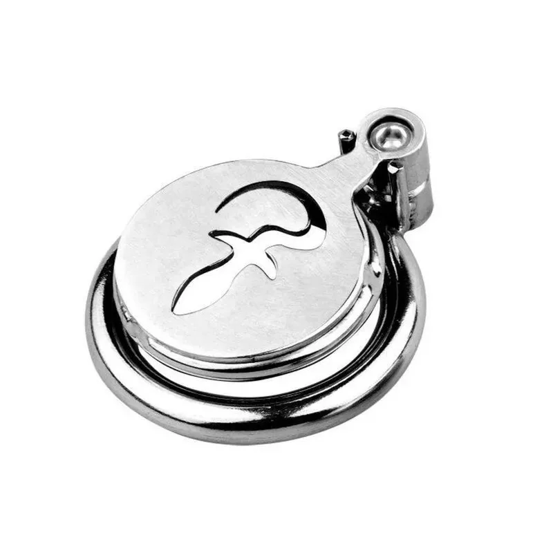 New Metal Adult Sex Toy Chastity Belt Male Chastity Cage Device With Silicone Glans Cage Chastity Cage For Men
