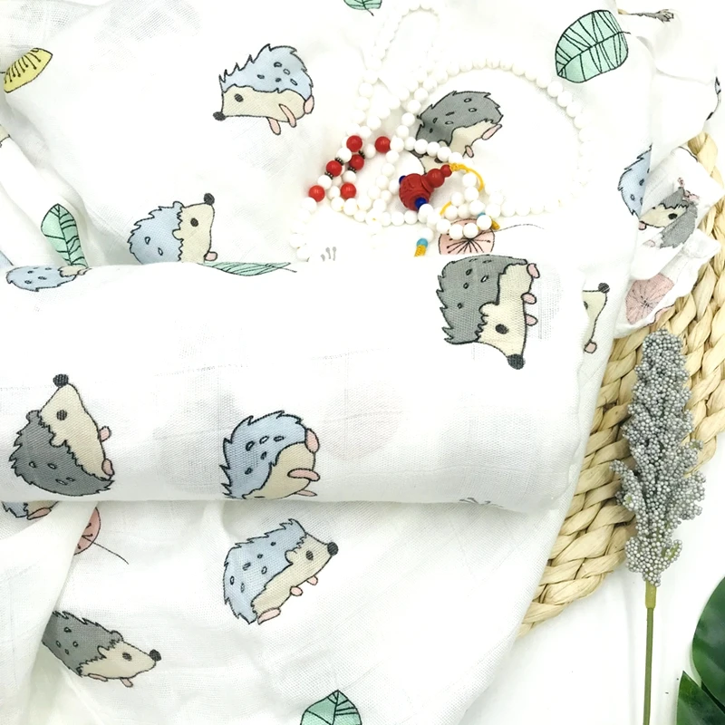 Mushroom120x120 سنتيمتر 100% الخيزران الطفل التقميط لينة الوليد التفاف البطانيات الطفل الشاش قماط بطانية قماط بطانية منشفة استحمام #2