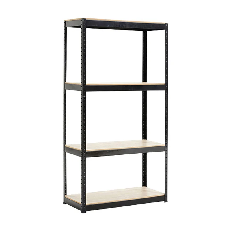 Storage Rack Shelving Unit Storage Shelf Steel Garage Utility Rack 4-Shelf Adjustable Shelves Heavy Duty Display Stand for Books