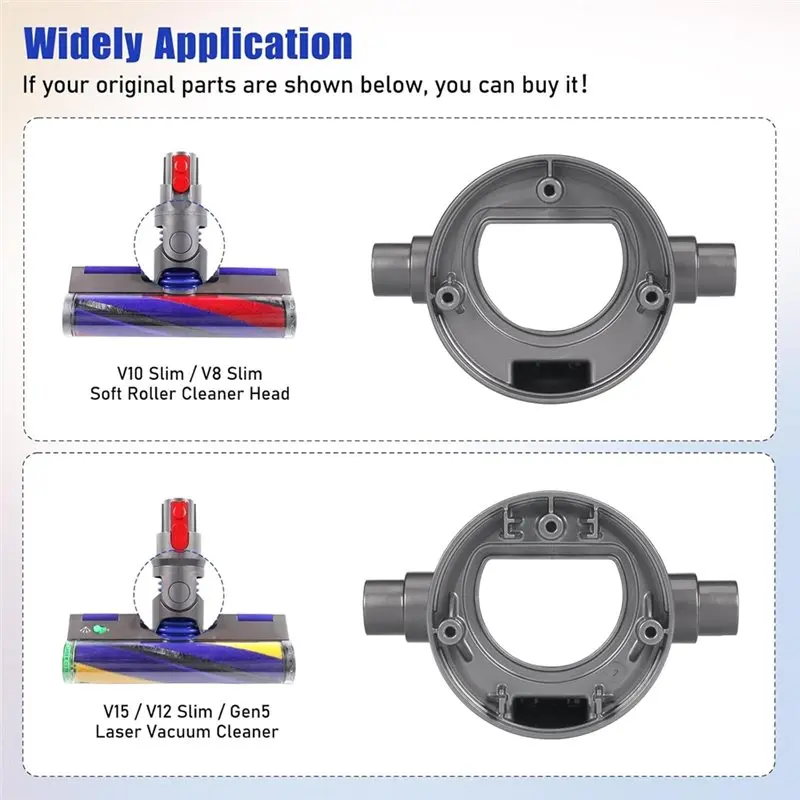 B06B-Turning Connector For Dyson V10 Slim/V8 Slim/V15/V12 Slim/Gen5 Soft Roller Head Connector Replacement Part No.966489-11 view 5