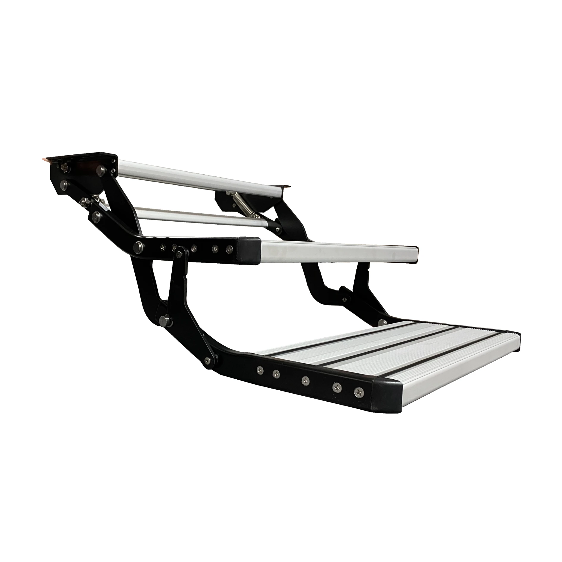 2026 Custom Size Entry Aluminum Slide Out Solid Folding Motorhome Rv Caravan Double Step With Good Load-bearing Capacity