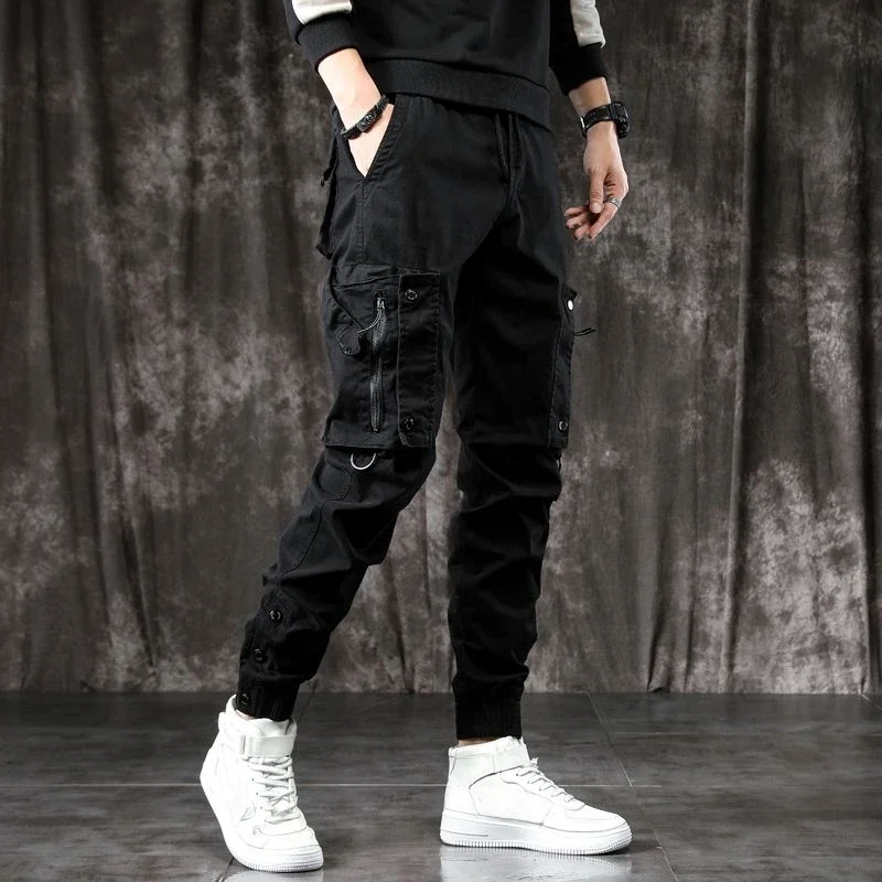 

Man Cowboy Pants Cargo Men's Jeans Khaki Trousers Motorcycle Classic Stacked Cheap Loose Harajuku Plus Size Goth Comfortable
