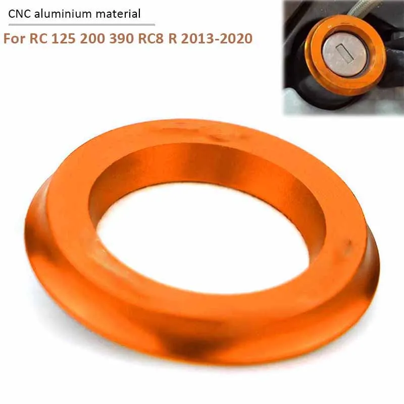 

Motorcycle Ignition Switch Cover Ring Circle cap For KT-M Duk-e RC 125 200 390 RC8 R 2013 2014 2015 2016 2017 2018 2019 2020
