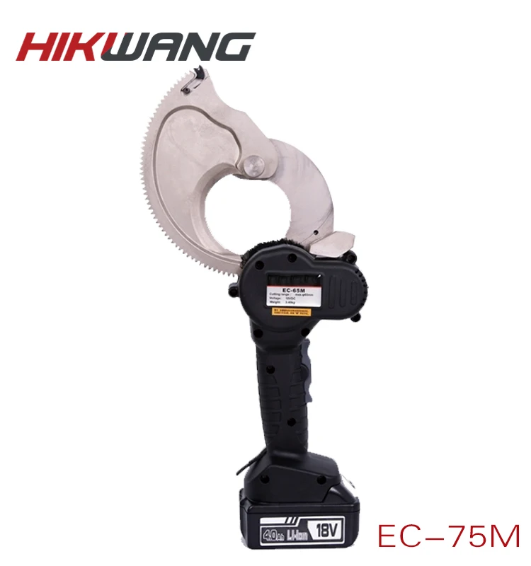 

EC-75M cable cutter battery powered parts for electric cable cutter battery cordless high voltage armoured ratchet cable cutter