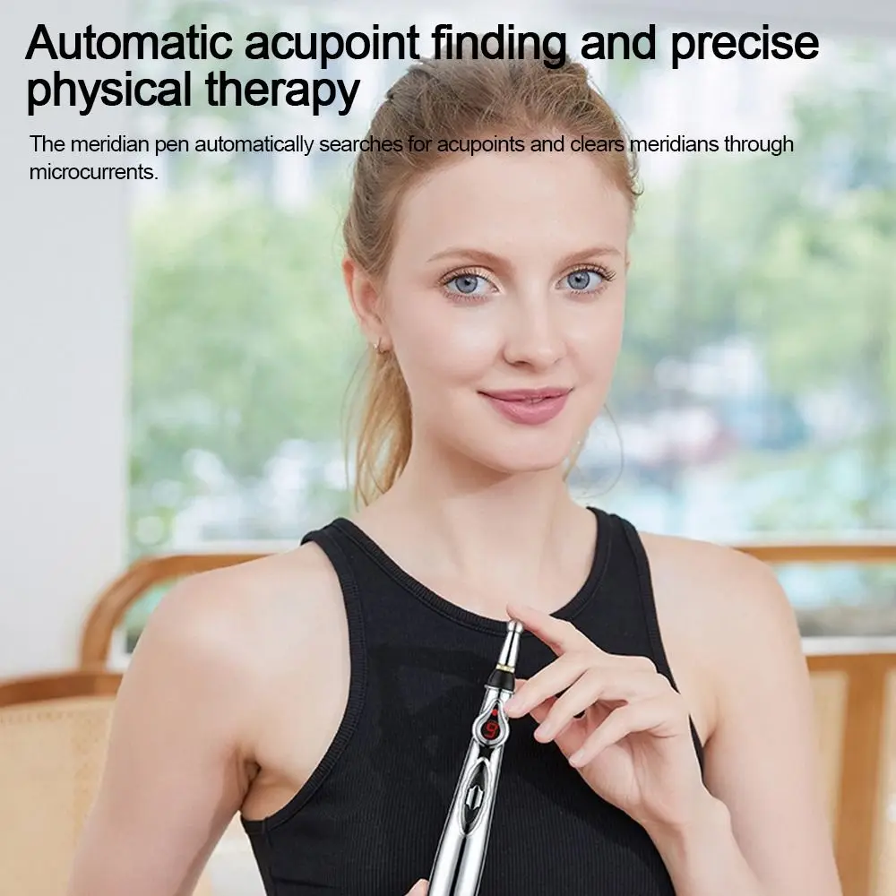

Plastic Electronic Acupuncture Pen Acupuncture Acup Relief Pain Acupuncture Point Pen Point Massage Meridian Massage Massage Pen