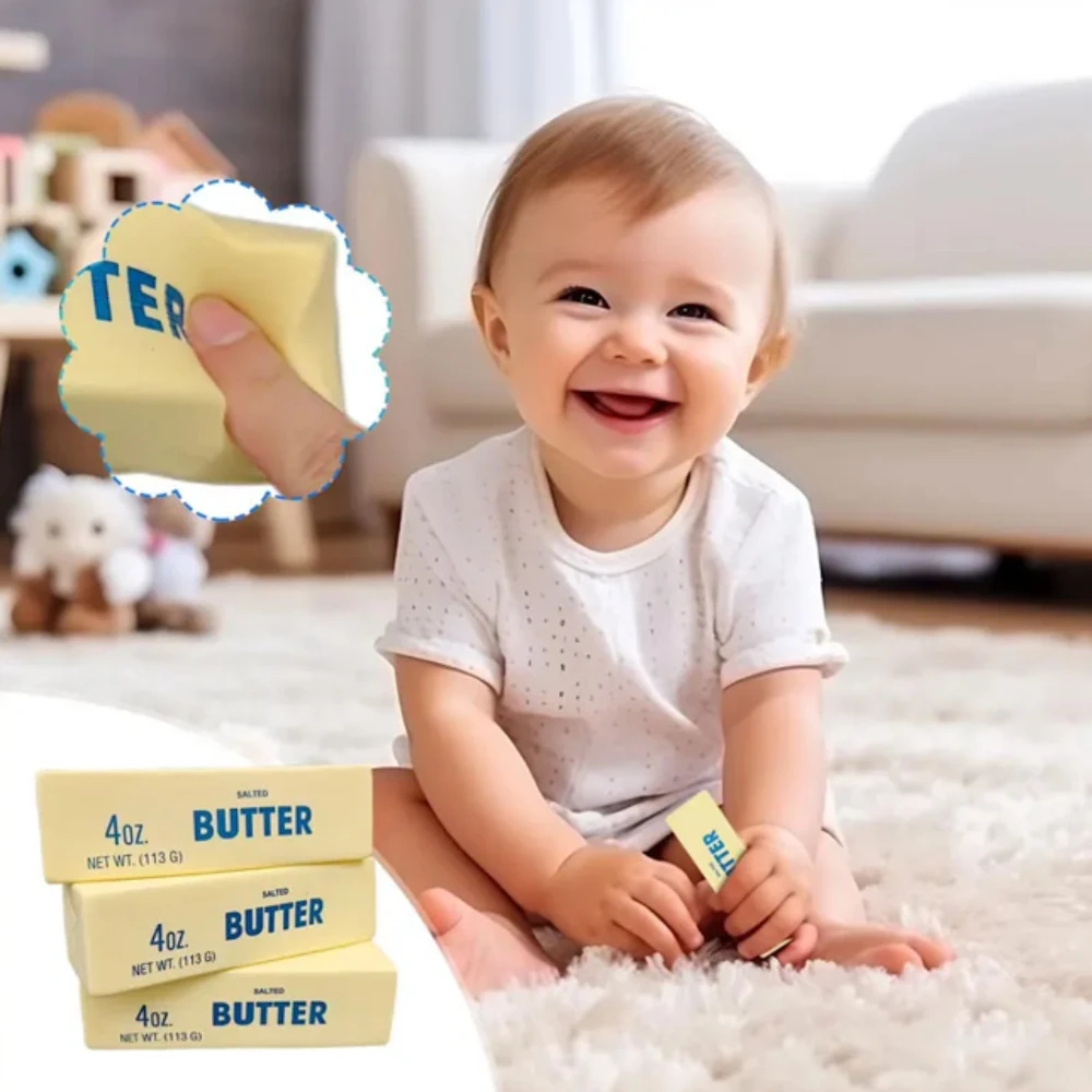 Juguete blando Kawaii Taba para niños, juguetes antiestrés para aliviar el estrés, herramienta educativa, mantequilla, pastel suave de crecimiento lento, juguetes Mochi para apretar