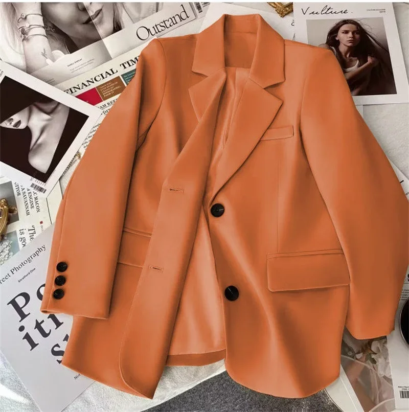 Eleganti Blazer da donna da ufficio per Blazer monopetto a maniche lunghe da donna nuovi cappotti giacche capispalla da donna