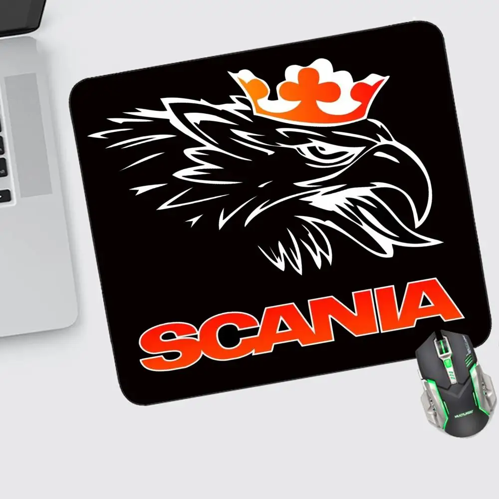 

Scanias Saabs Truck Mouse Pad Small Gaming Accessories Keyboard Computer Offices Desk Mat Pc Gamer Non-slip Rubber Mousepad