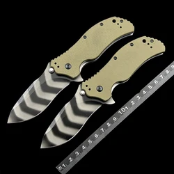 Cuchillo volteador OK 0350 0350TS, herramienta EDC de bolsillo para acampar al aire libre y cazar