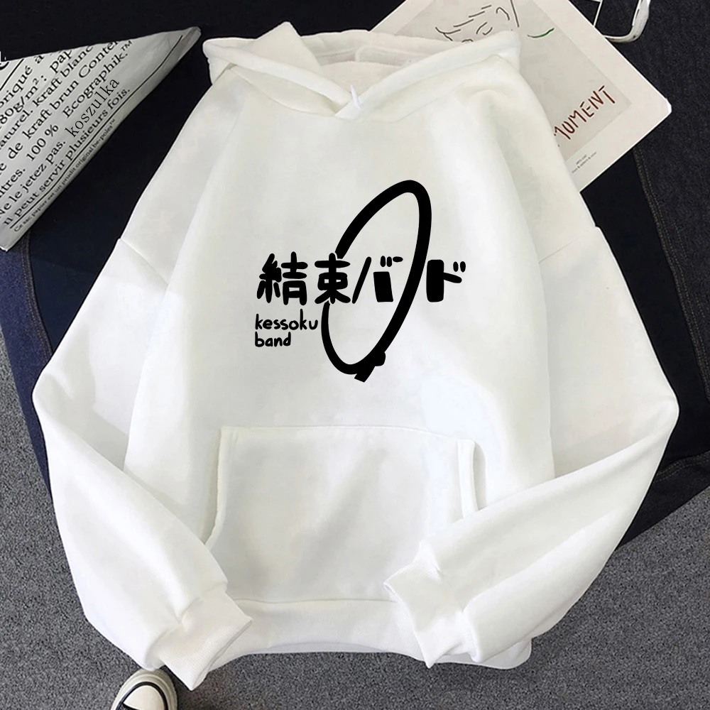 Anime Bocchi The Rock Hoodies Winter Women Hoodie Kessoku Band Spring Autumn Sweatshirt Vintage Harajuku men hooded Sudaderas