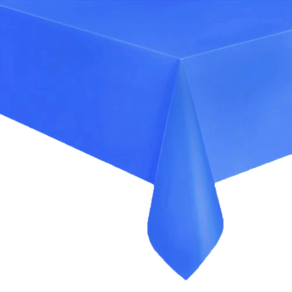 1 Stück Party-Tischdecken 137 x 274 cm/137 x 183 cm, BPA-frei, Kunststoff, Esstisch-Abdeckung, Tuch für Partys, Picknick, Camping, Outdoor, Einwegartikel – Detail 7