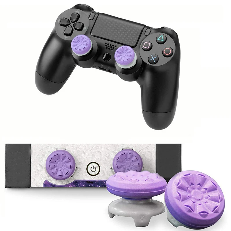 1 Paar Thumbsticks Voor Ps4 Siliconen Duimgrepen Antislip Joystick Grepen Voor Ps5 High-Rise/Mid-Rise Joystick Cap Games Accessoires