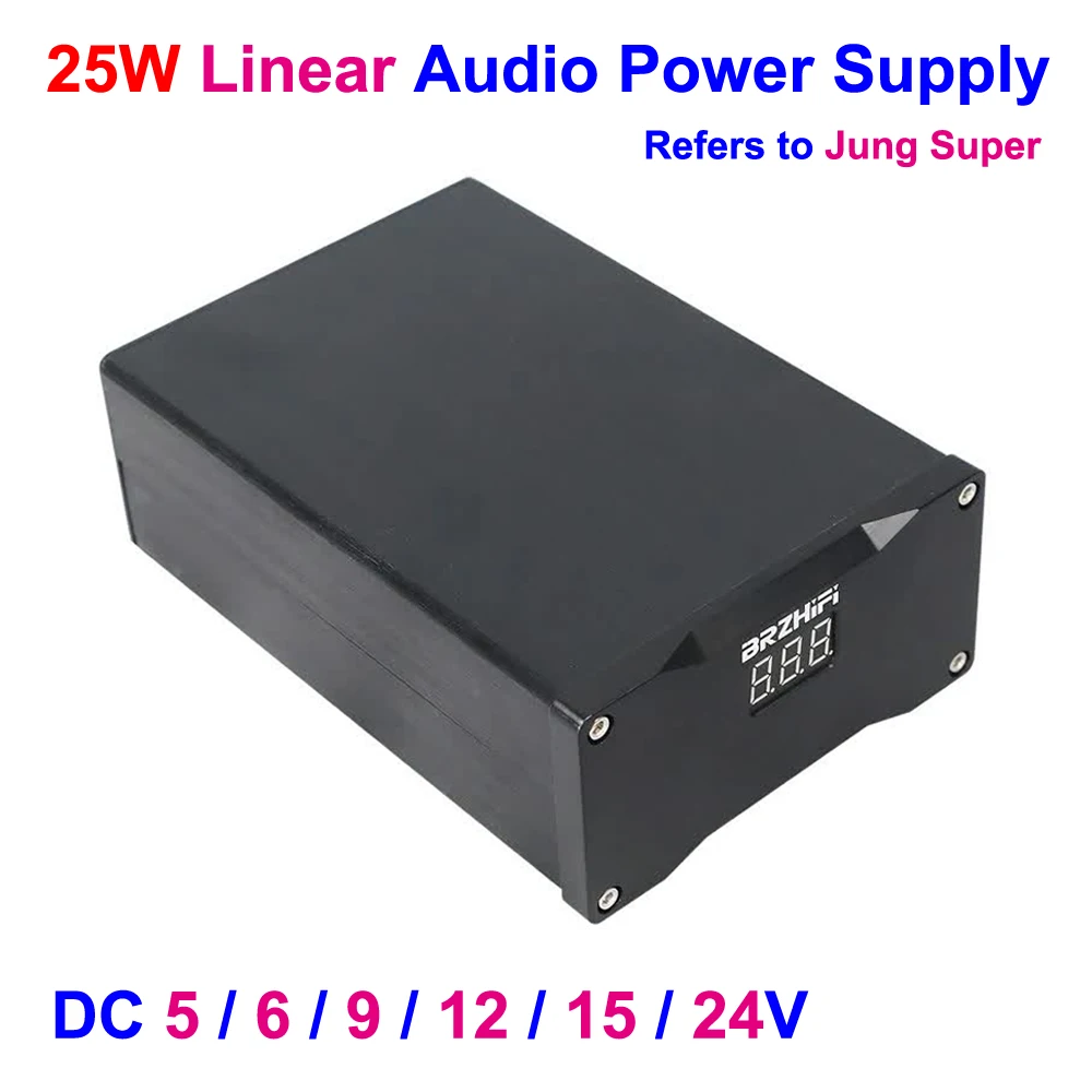 25 واط 3.5A جونغ سوبر JSR المزدوج الناتج الخطي إمدادات الطاقة Talema منخفضة الضوضاء ل DAC مضخم ضوت سماعات الأذن 5 فولت 6 فولت 7 فولت 9 فولت 12 فولت 15 فولت 24 فولت