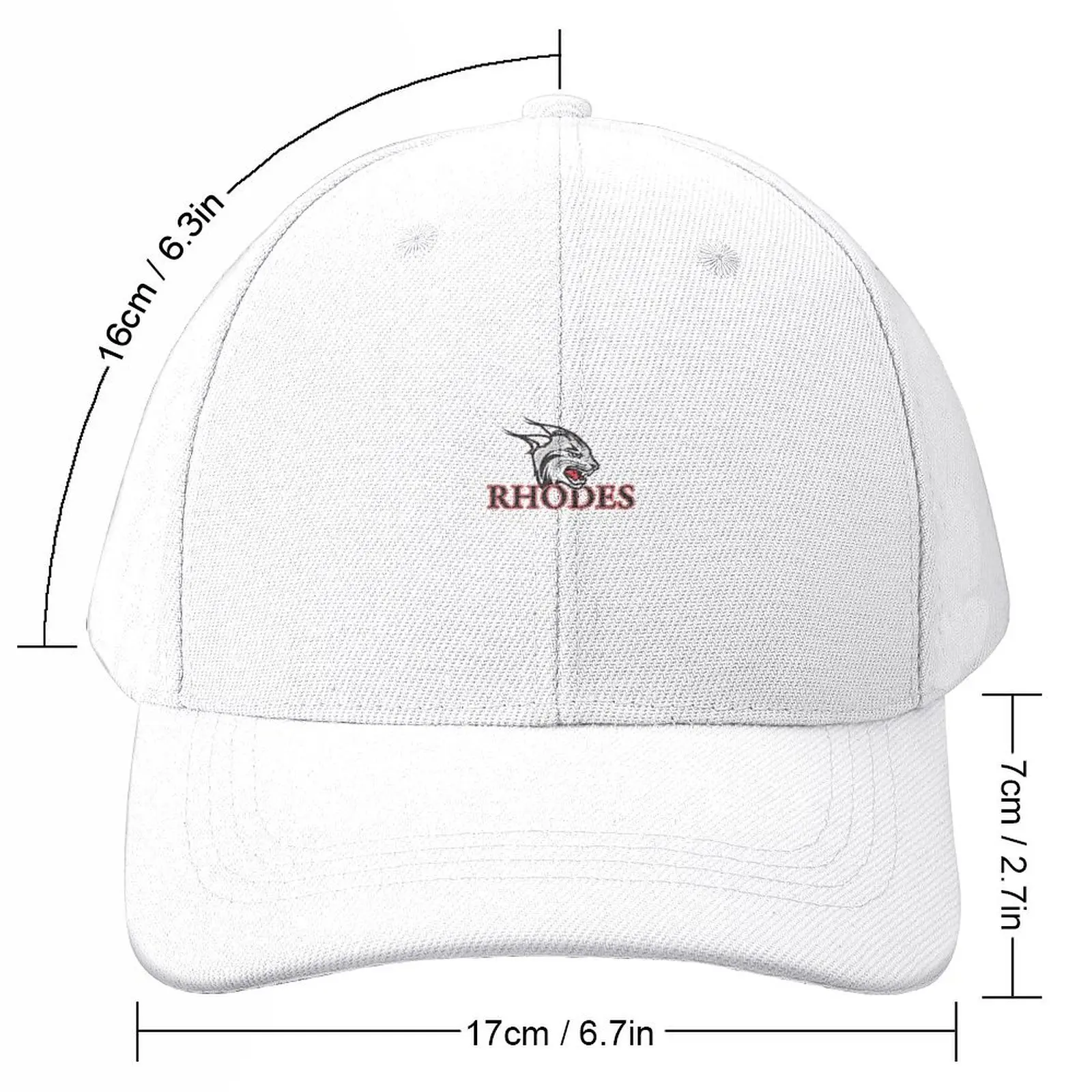 Rhodes College Lynx Logo Baseball Cap Dropshipping hiking hat Elegant Women's Hats Men's