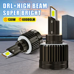 Carshark H15 LED Headlight Canbus 130W 60000Lm H7 Light Bulbs for VW Golf 7 Golf 6 MK7 Touran Tiguan Passat T-ROC Mercedes-Benz