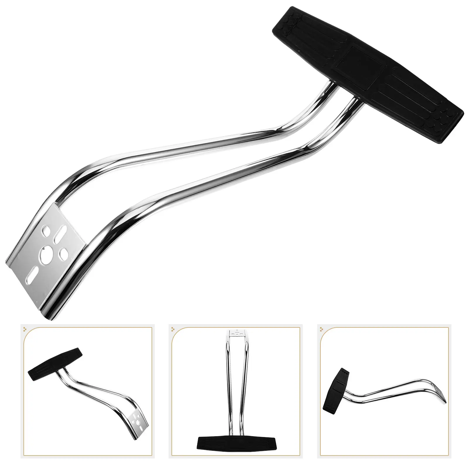 

Barber Chair Footrest Replacement Pedal Sturdy Stainless Steel Salon Chair Foot Rest for Enhanced Stability and Comfort in