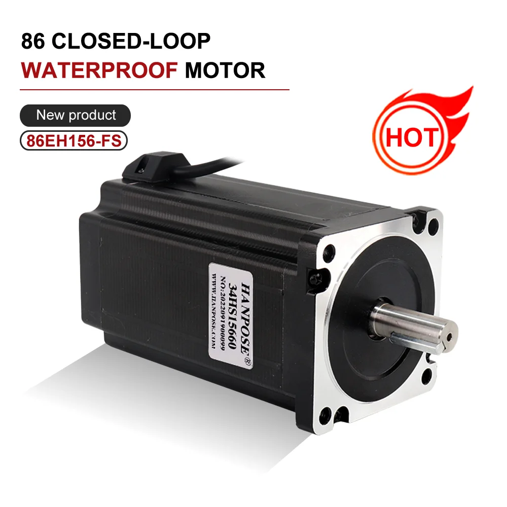 86 водонепроницаемый шаговый двигатель 86EH156-FS IP68 водонепроницаемый крутящий момент 12 Нм с герметичным механизмом для подводных работ