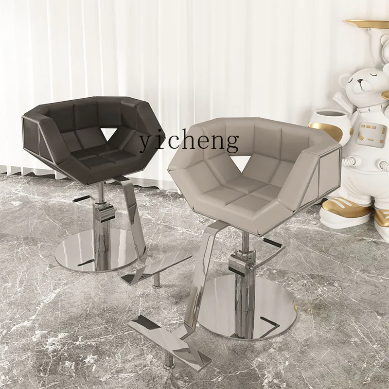 ZWS. Internet celebrity hair salon chair hair salon special hair lift chair perm and dyeing barber chair