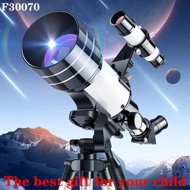 

F30070 Astronomical Telescope 150X Monocular Zoom HD Tripod Spyglass Night Vision Watching The Stars and Moon Gifts for Children