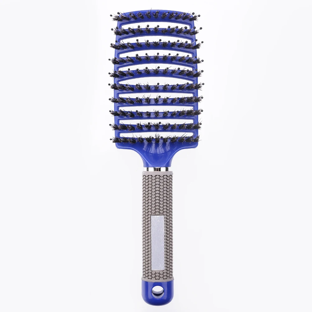 Straight Curly Hair Styling Brush Resin Bristle Portable Hair Brush Gentle Straighten Hairdressing Styling Tools for Hair Style - Image 6