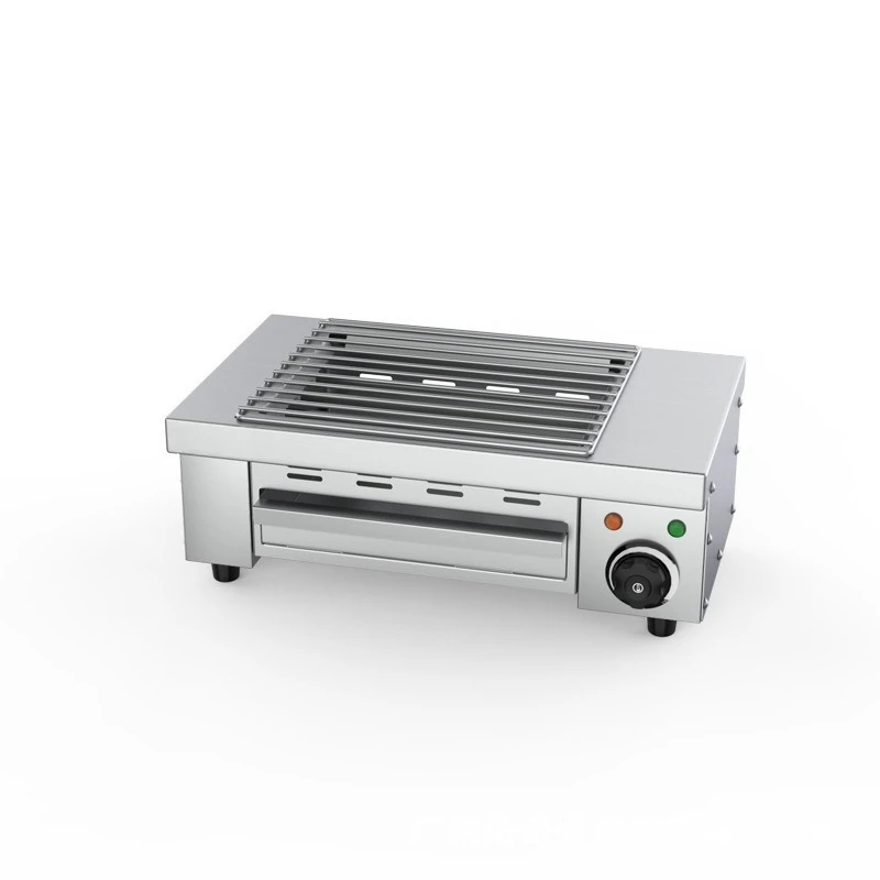 Commercial Smokeless Electric Grill Multi Function For Mutton Skewers Oysters Home Street Barbecue Machine