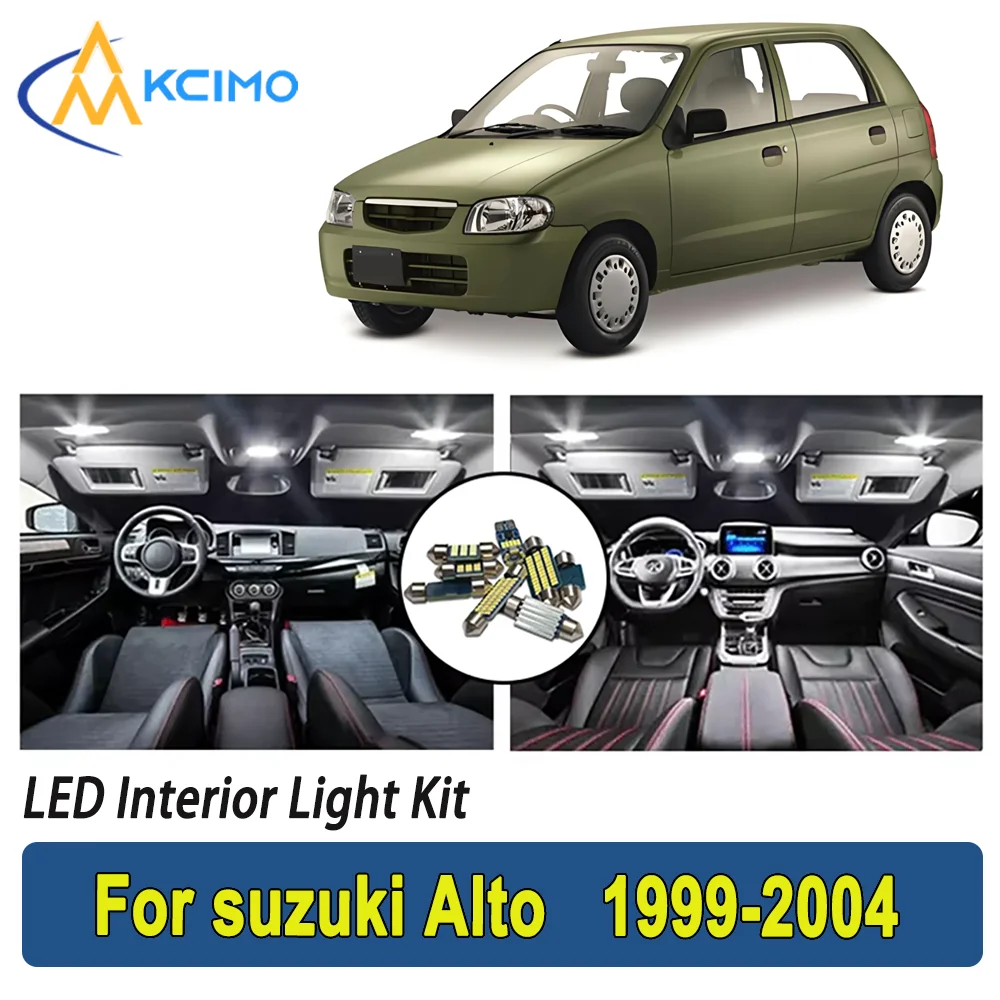 

New Light Bulb For suzuki Alto (1999-2004) Premium Bright LED Interior Dome Map Trunk Light Kit Car Led Lamps Canbus Car LED