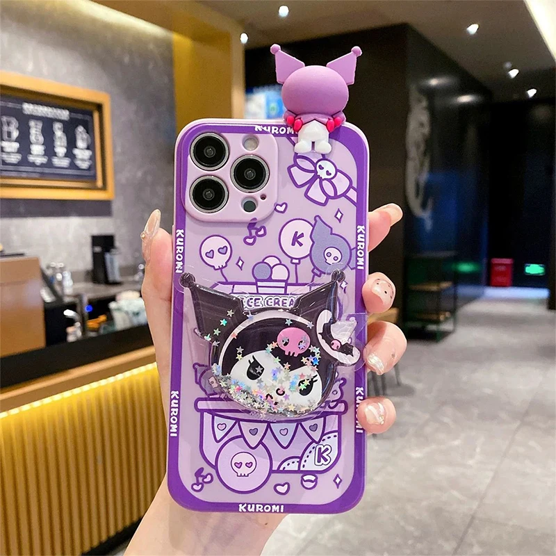 هاتف Kuromi vivo Apple Series Melody OPPO المحمول Pro كارتون لطيف بالإضافة إلى حزمة كاملة #2