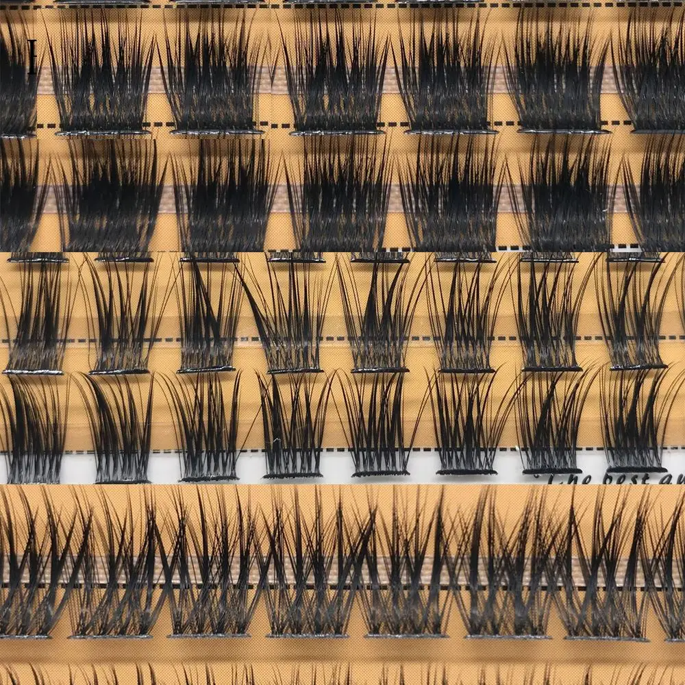Eyelash Extension Bundles Lashes Soft Fluffy Natural 3D Mink Hair Segmented Eyelashes Individual Eyelashes