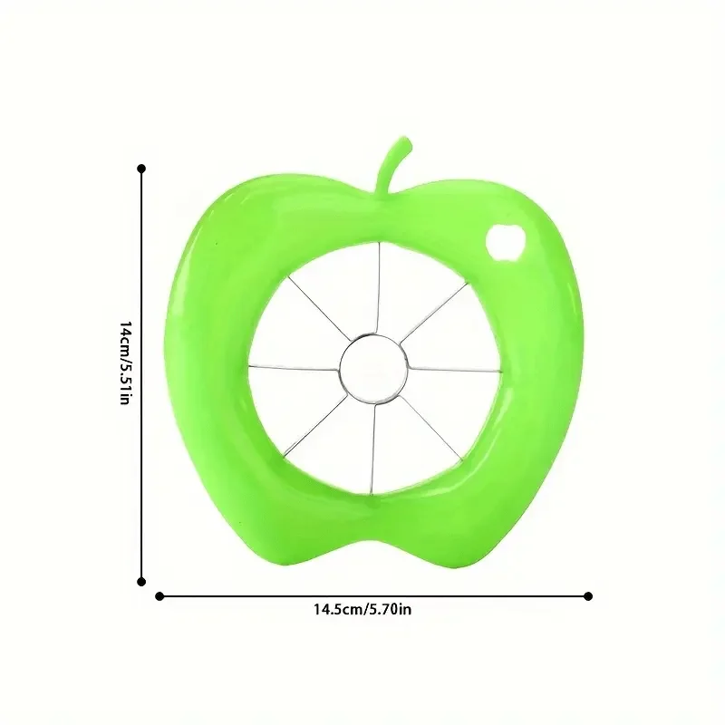 Obstschneider Edelstahl Apfel Schneidwerkzeuge Outdoor Camping Slicer Gemüsehacker Küchenhelfer und Zubehör – Detail 4