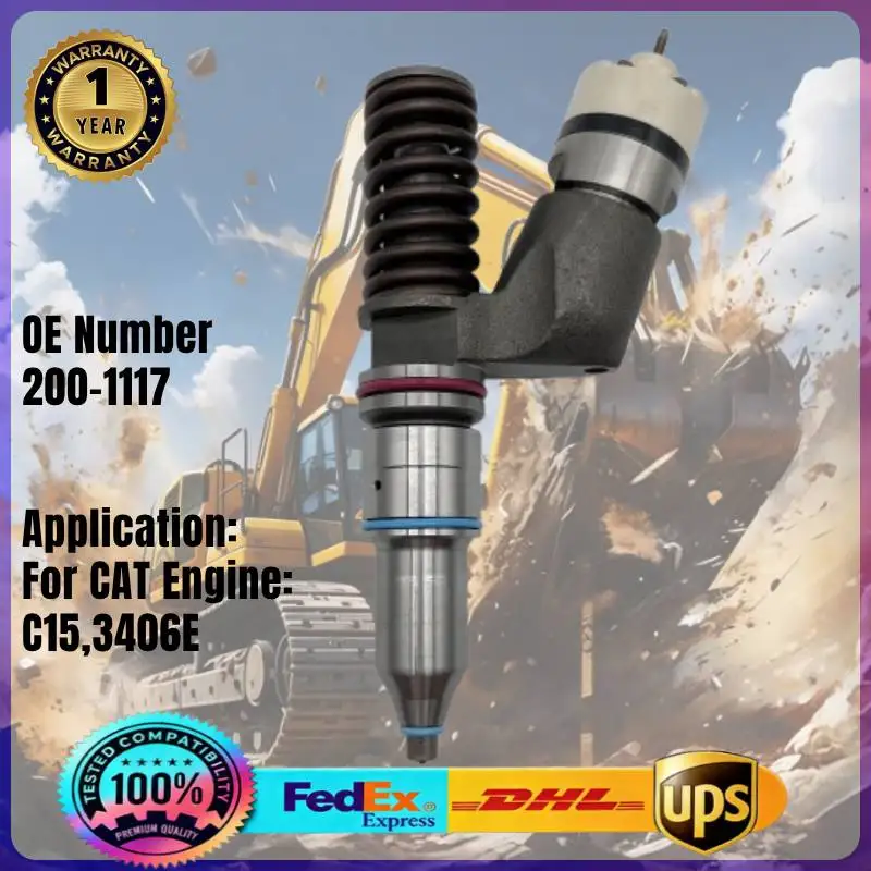 

Топливная форсунка Common Rail 200-1117 (2001117) для двигателя Caterpillar CAT C15 3406E