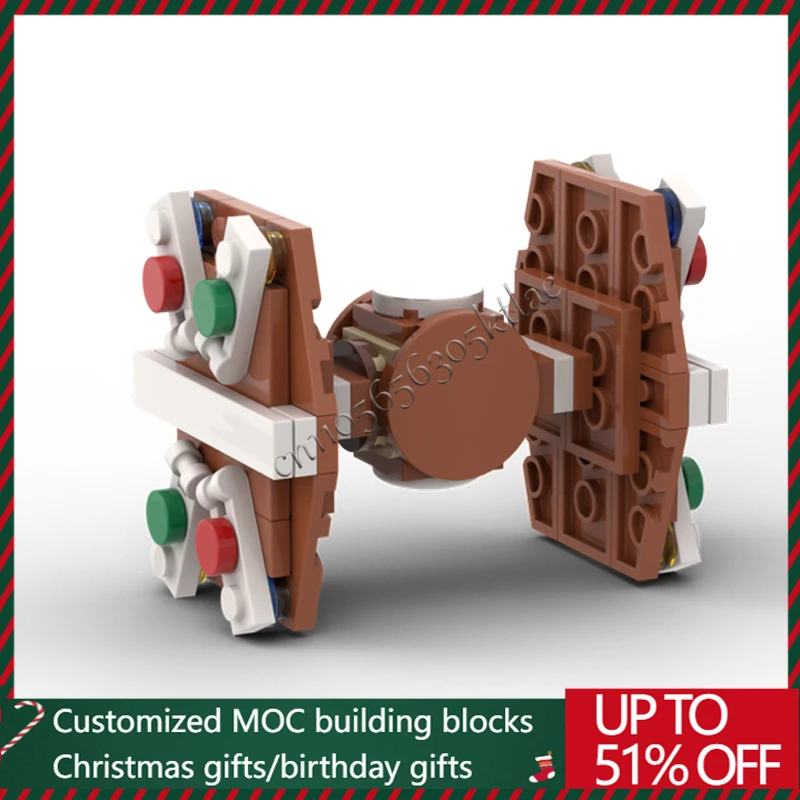 125 قطعة MOC تخصيص الزنجبيل التعادل و X الجناح بنة مجنزرة نموذج سيارة الأطفال الجمعية مجموعة لعبة هدايا عيد الميلاد