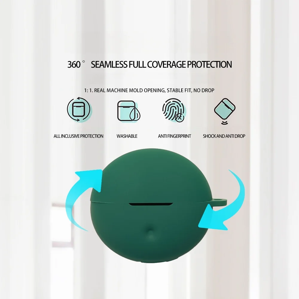 

For OPPO Enco Clip2 Headphone Protective Case Shockproof and Dustproof Storage Box With Hook