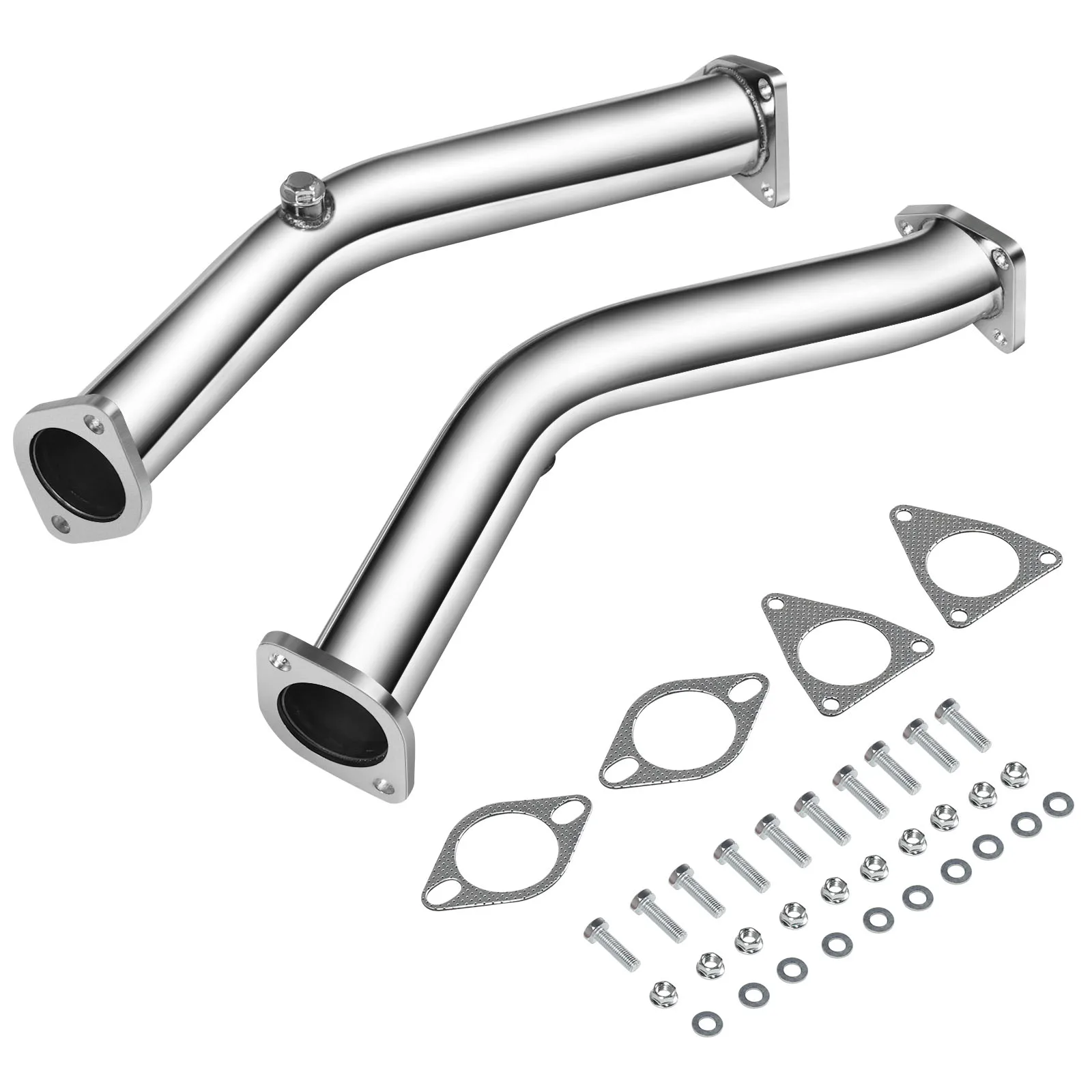 Stainless Steel Exhaust Manifold Header Exhaust Downpipe For Nissan 350Z/G35 Coupe 03-07 3.5L
