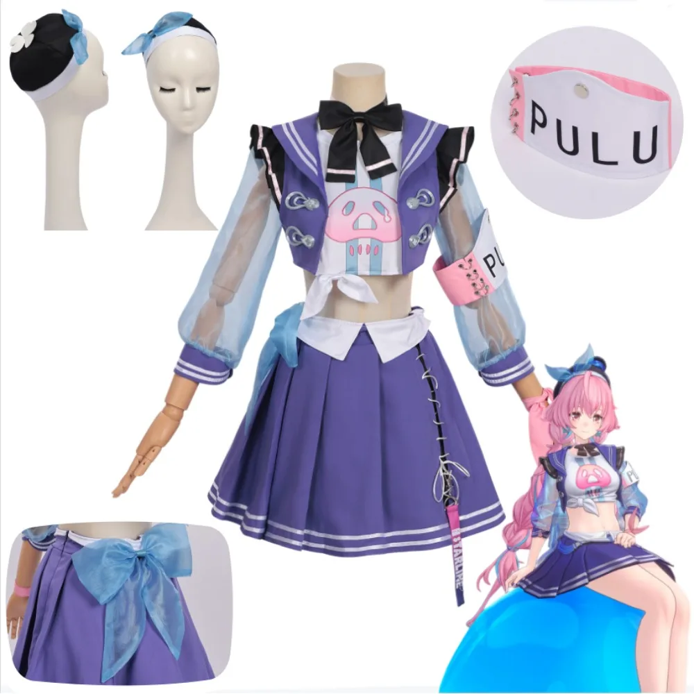 

Loop Frontier Haiyueling Nanaly Cosplay Costume Game Psychic Same Style with Accessories Adult Women Halloween Comic Con Outfit