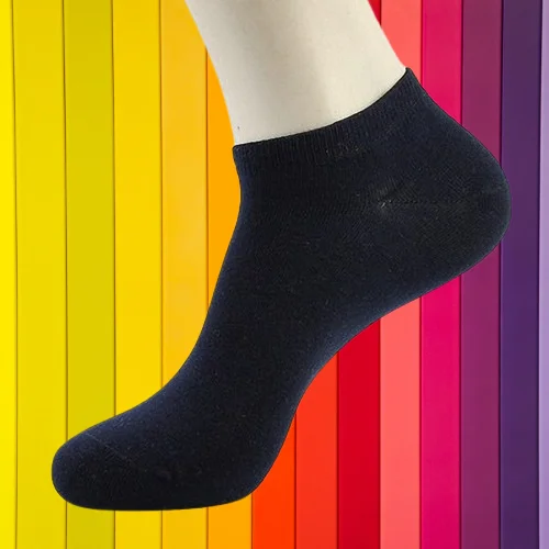 5/10 Paar Herren atmungsaktive Socken einfarbige Baumwolle Herren Boots socken dünne flache unsichtbare Boots socken kurze Socken