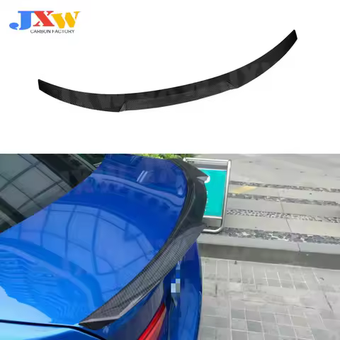 JXWANCF For F30 F80 M3 Carbon Fiber Rear Trunk Spoiler Wing Boot Lip Rear Deck Spoiler For BMW 3 Series Sedan 2012-2018