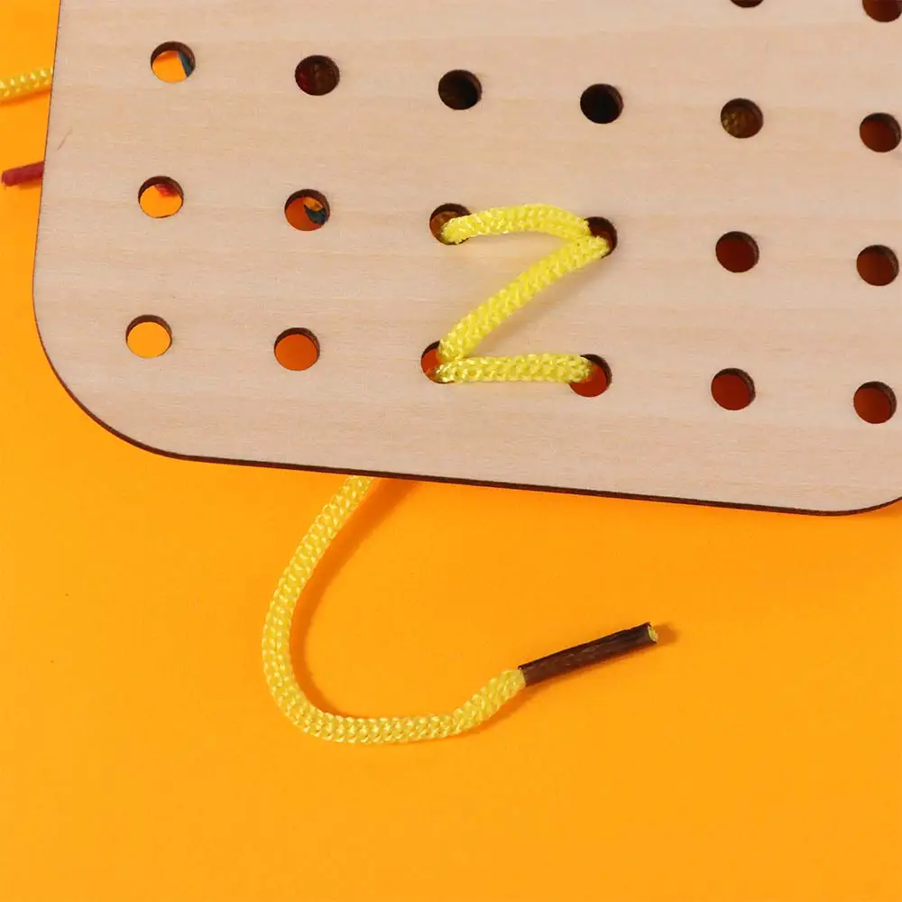 

Деревянная веревочная доска Монтессори для творчества, взаимодействие раннего обучения, графические развивающие игрушки, обучение мышлению, развлечение