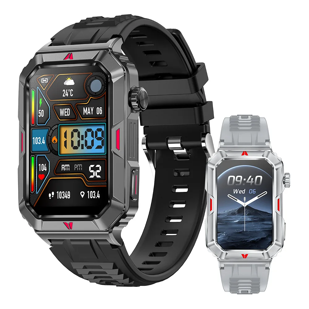 unihertz-8849-hike-tank-4-pro-titan-2-bluetooth通話対応-スポーツフィットネストラッカー-心拍数健康モニタリング-アウトドアスマートウォッチ