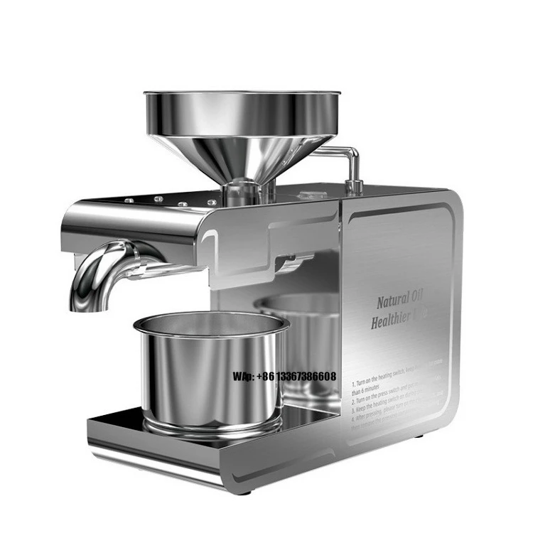 Small  oil press, mini peanut cold press for grain processing