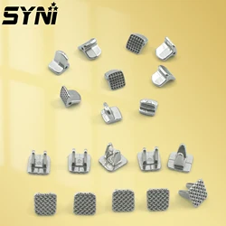 10pcs/Bag SYNI Dental Bite Turbos Orthodontic Tongue Tamer Habbit Correction Button Orthodontic Bondable Bracket Dental Bite