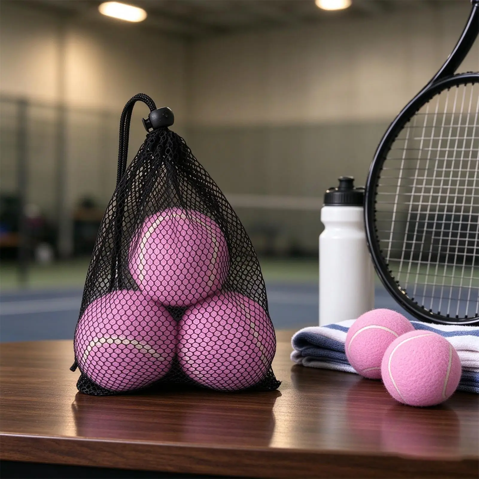 High-Bounce Dog Tennis Balls 3pcs Colorful Wear Resistant Elastic Pet Balls Interactive Exercise Toy for Backyard Court Park Cam
