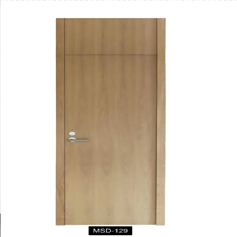 Bulk modern design solid wood door composite door indoor house solid wood door