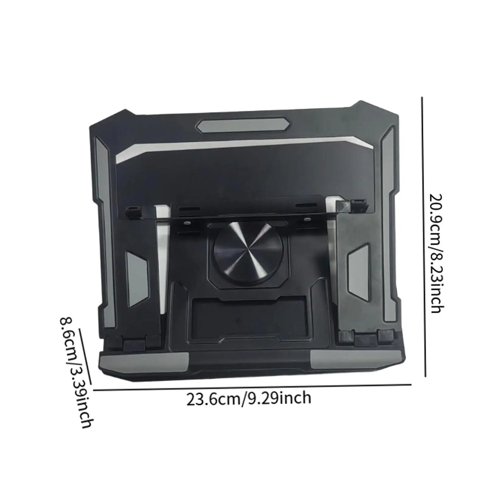 Foldable Laptop Stand Ergonomic 4 Level Height Adjustable Versatile Holder Rack for up to 17.3 inch Office Desktop Home Bedroom