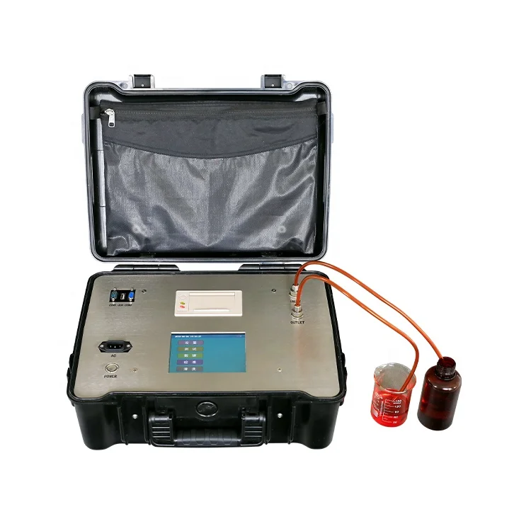 Portable Hydraulic Oil Particle Counter Oil Contamination Detector Oil Liquid Particle Counter