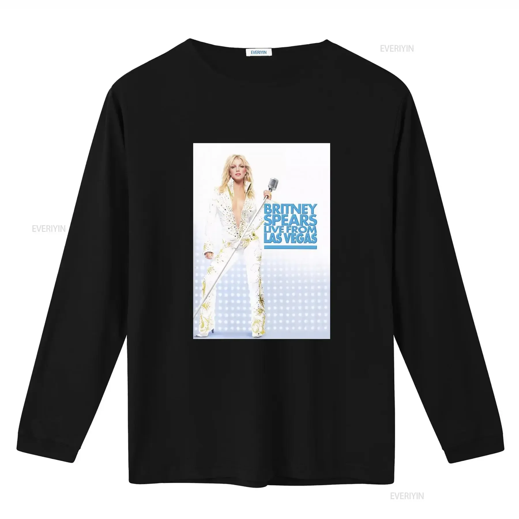 Rare Vintage 2001 Britney Spears Live From Las Vegas Concert T Shirt Large vintage Washed Breathable streetwear graphic homme