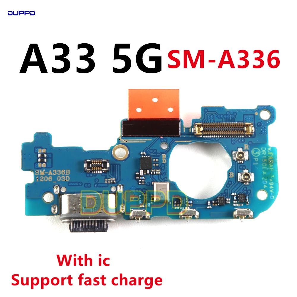 USB Charging Port Board Dock Port Connector Main Motherboard Flex Cable For Samsung Galaxy A33 5G A336 A336B Charging Port Flex