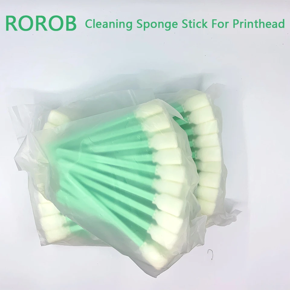 Printhead Cleaning Sponge Stick For Polaris Epson Roland Konica Ricoh Print Head Cleaning Inkjet Printer Dust-free Sponge Clean