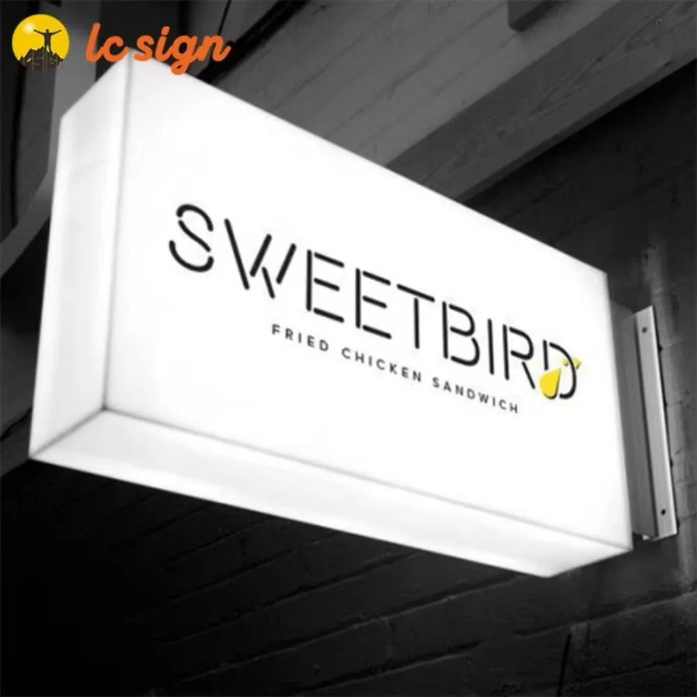 Led Luminous Signs Customized Signboard Double-Sided Single Side Lightbox Advertising Lighting External Sign Shop Display