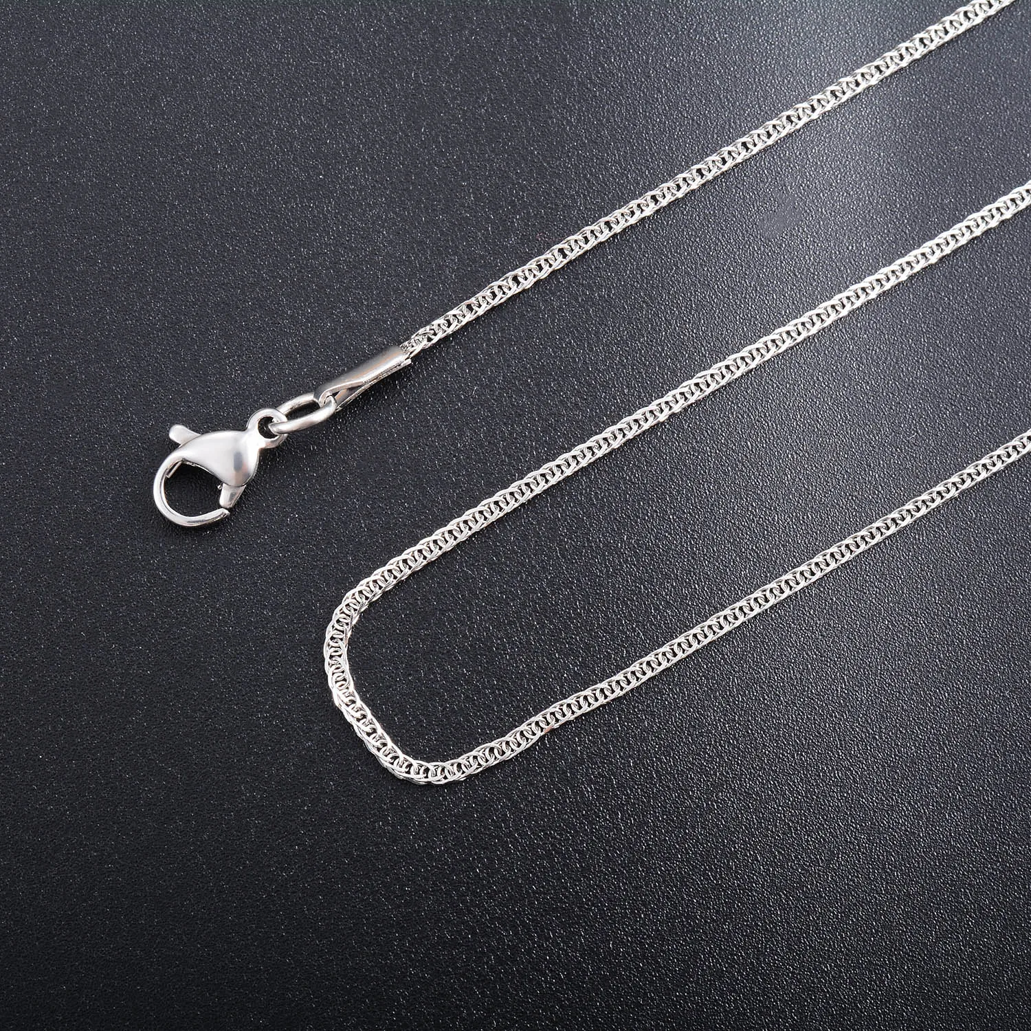 Yadreva Dünne Edelstahl-Halskette, Verstellbare Chopin-Kette, Nicht Verblassend, Schlüsselbein-Schmuckzubehör mit Karabinerverschlüssen – Detail 4